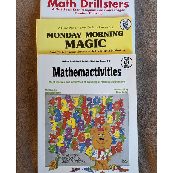 Good Apple Math Grade K-6, Mathemactivties Grade 2-7, Math Drillsters Grade 1-6 - Picture 2 of 14